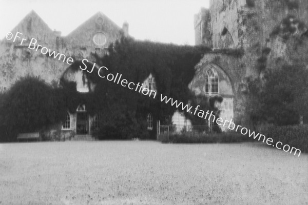 TINTERN ABBEY NAVE (WITH HOUSE & TOWER fROM S)